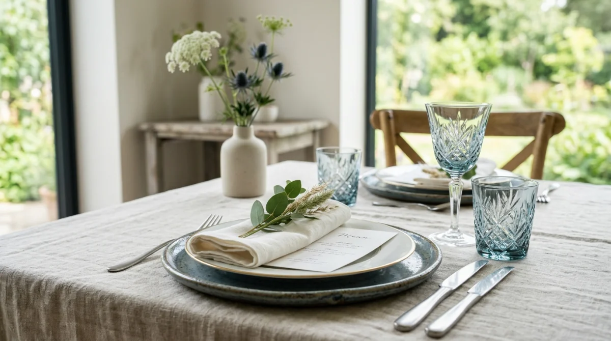 Décoration de table élégante et intemporelle